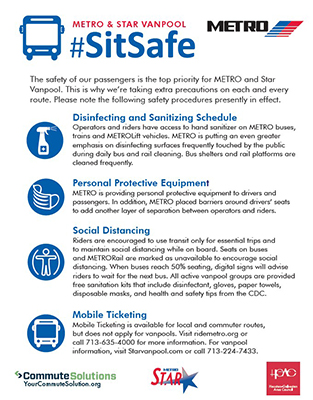 Download the Metropolitan Transit Authority of Harris County & METRO Star SitSafe Flyer